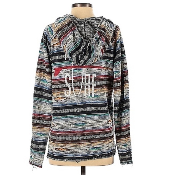 Tech Styles Surf Sportswear Fringe Hoodie | SIZE S - Picture 2 of 6